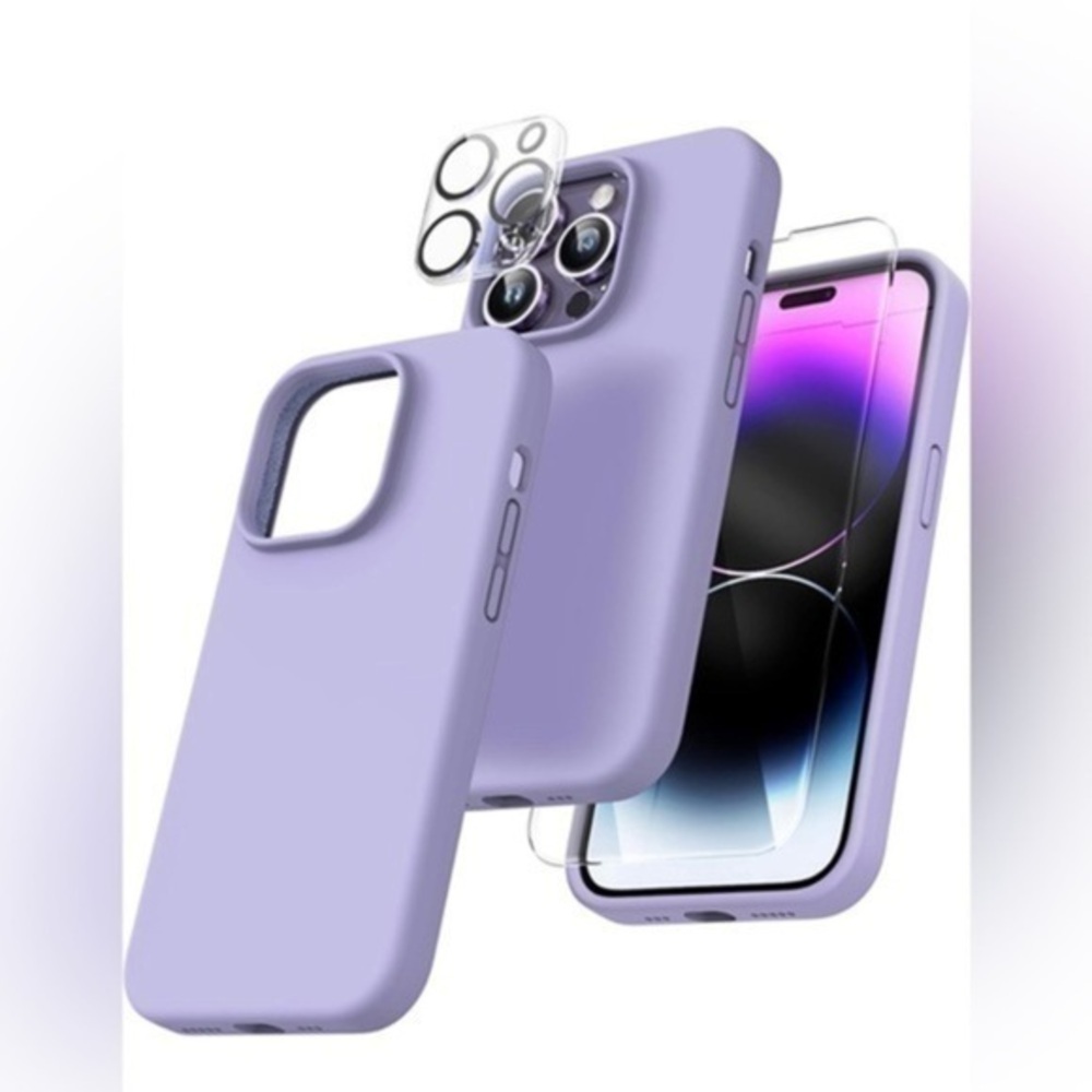 Lavender phone case for iPhone 14 Pro